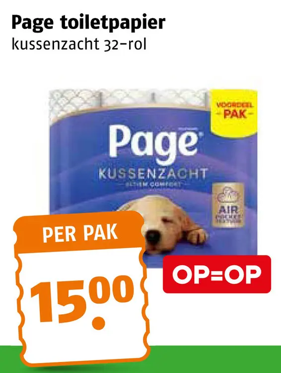 Aanbieding: toiletpapier