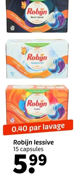 Offre: Robijn lessive