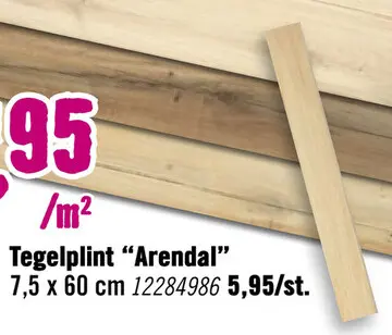 Aanbieding: Tegelplint "Arendal"