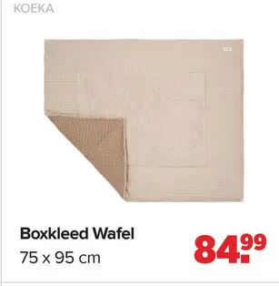 Promotie: Boxkleed Wafel