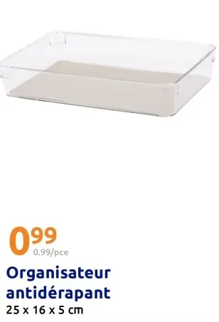 Offre: Organisateur antidérapant