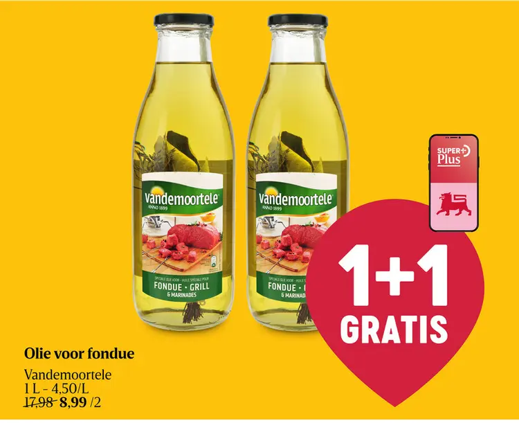 Promotie: Olie voor fondue