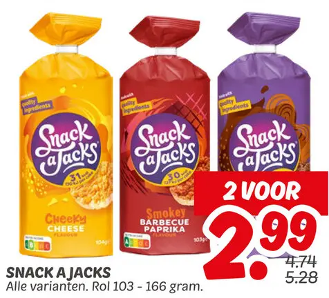 Aanbieding: Snack a Jacks