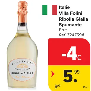 Promotie: Villa Folini Ribolla Gialla Spumante Brut