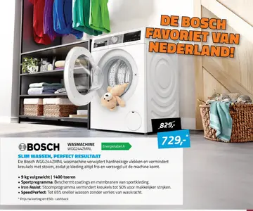 Aanbieding: BOSCH WASMACHINE WGG244ZMNL