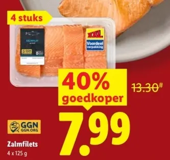 Aanbieding: Zalmfilets
