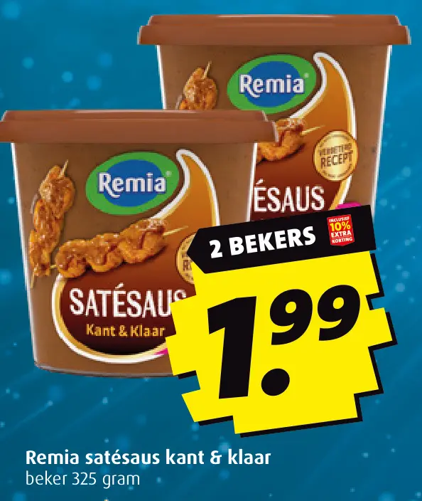 Aanbieding: Remia satésaus kant & klaar
