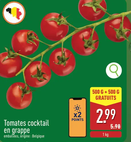 Offre: Tomates cocktail en grappe