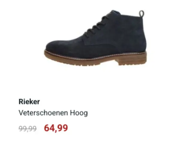 Aanbieding: Veterschoenen Hoog