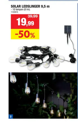 Promotie: Solar ledslinger