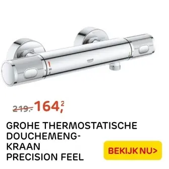 Aanbieding: GROHE THERMOSTATISCHE DOUCHEMENGKRAAN PRECISI