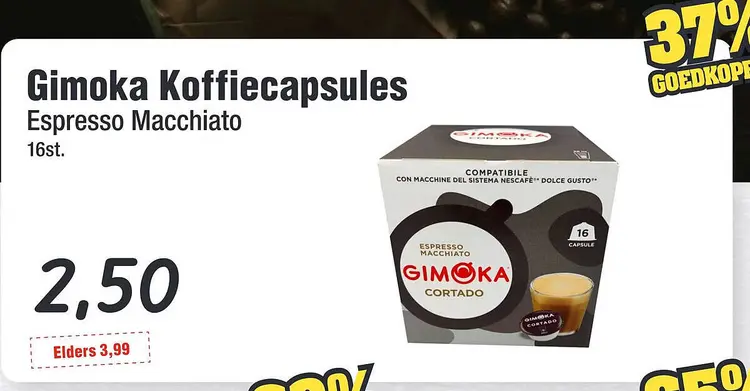 Aanbieding: Gimoka Koffiecapsules