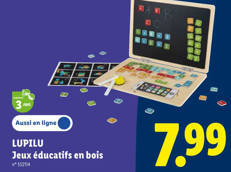 Offre: Jeux éducatifs en bois