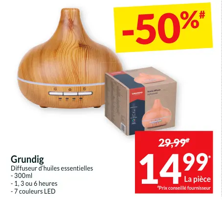 Offre: Diffuseur d'huiles essentielles