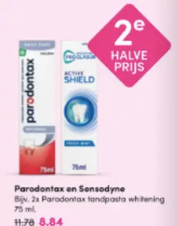 Aanbieding: Parodontax en Sensodyne