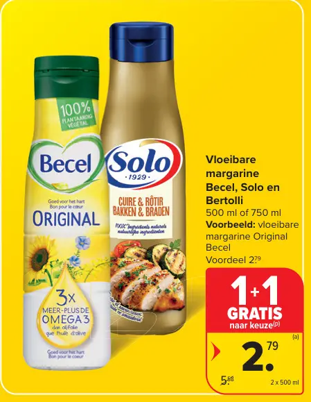 Promotie: Vloeibare margarine