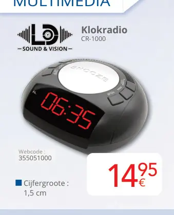 Aanbieding: Klokradio