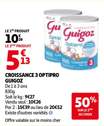 Offre: Croissance 3 optipro