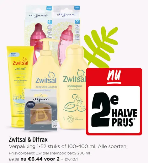 Promotie: Zwitsal & Difrax