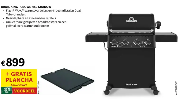Promotie: Broil king - crown 480 shadow
