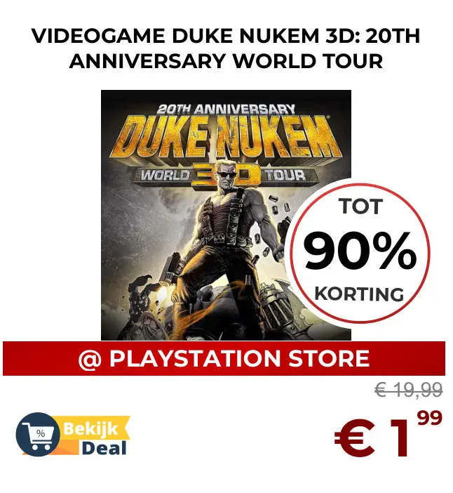 Aanbieding: Videogame duke nukem 3d: 20th anniversary