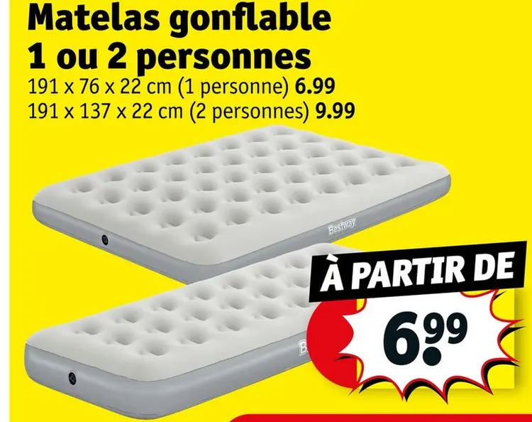 Offre: Matelas gonflable