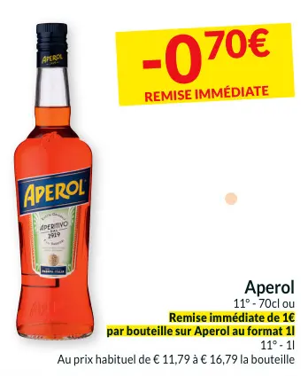Offre: Aperol