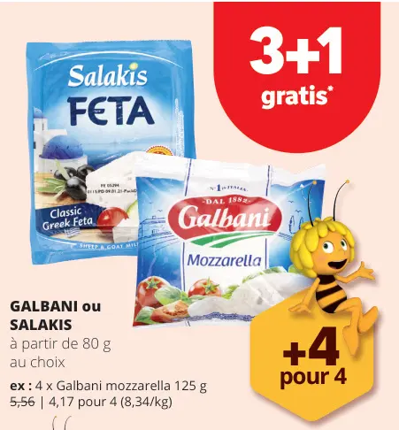 Offre: Feta ou Mozzarella