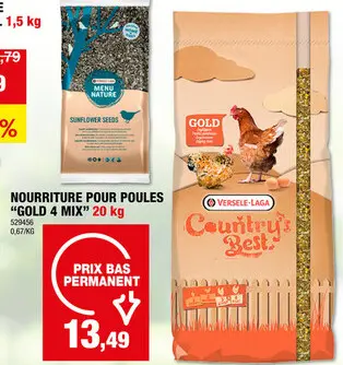 Offre: Nourriture pour poules "Gold 4 mix"