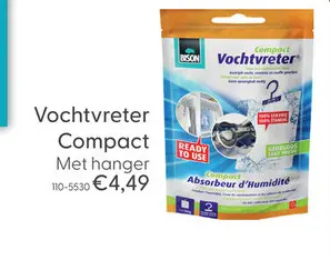 Aanbieding: Vochtvreter Compact Met hanger