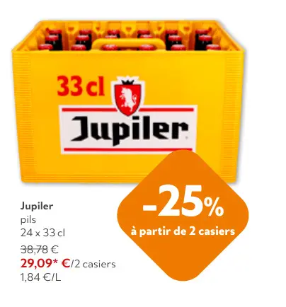 Offre: Jupiler