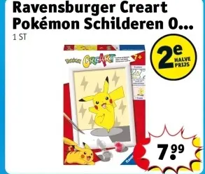 Aanbieding: Ravensburger Creart Pokémon Schilderen