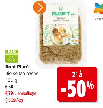 Offre: Bio seitan haché