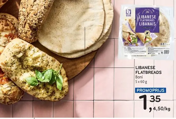 Promotie: Libanese flatbreads