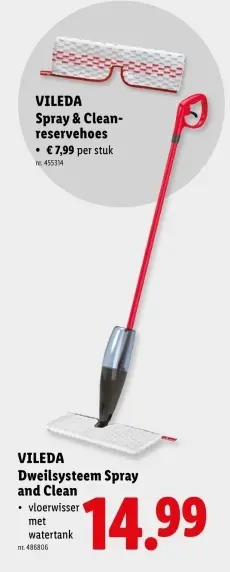 Promotie: Dweilsysteem Spray and Clean