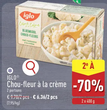 Offre: Chou-fleur à la crème