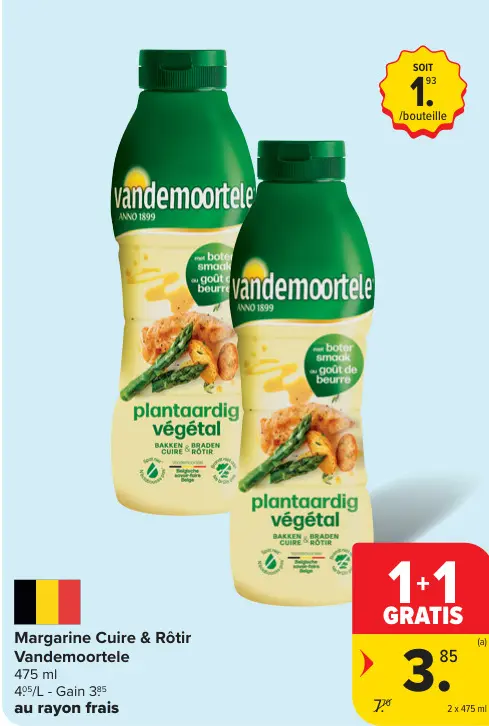 Offre: Margarine Cuire & Rôtir