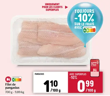 Offre: Filet de pangasius