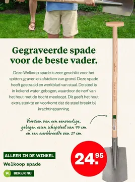 Aanbieding: Welkoop spade