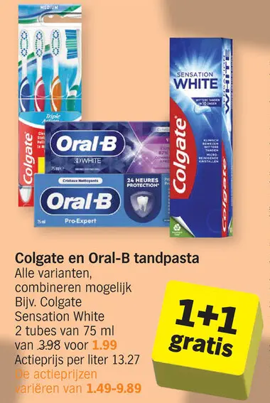 Promotie: Tandpasta