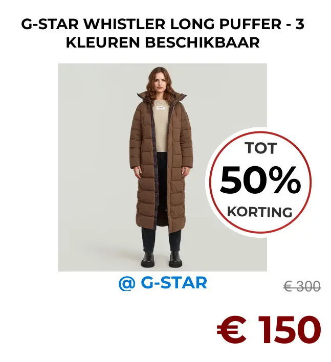 Aanbieding: G-star whistler long puffer