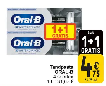 Aanbieding: Tandpasta ORAL-B