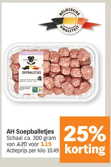 Promotie: Soepballetjes