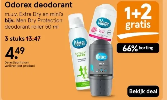 Aanbieding: Deodorant
