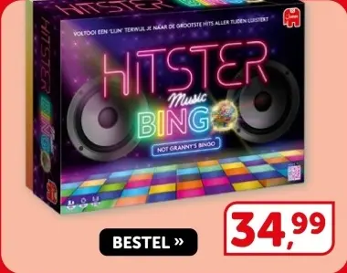 Aanbieding: HITSTER Music BINGO