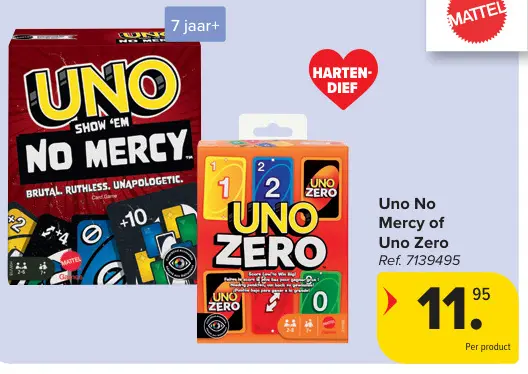 Aanbieding: Uno No Mercy of Uno Zero