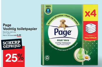 Aanbieding: Page Vochtig toiletpapier