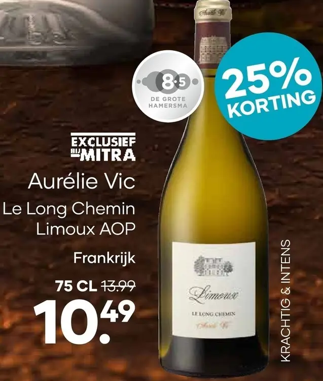 Aanbieding: Aurélie Vic Le Long Chemin Limoux AOP
