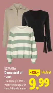 Aanbieding: Damestrui of -vest