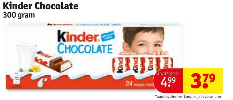 Aanbieding: Kinder Chocolate